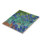 Carreau Irises Vincent van Gogh Painting Tile (Côté)