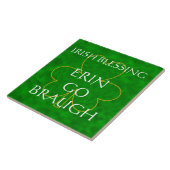 Carreau Irish Blessing - "Erin Go Braugh" (Côté)