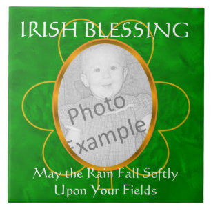 Carreau Irish Blessing-Photo Cadre-Mai la pluie automne do