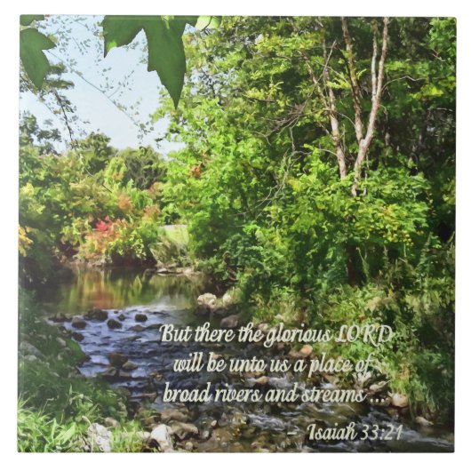 Carreau Isaiah 33:21 (Devant)