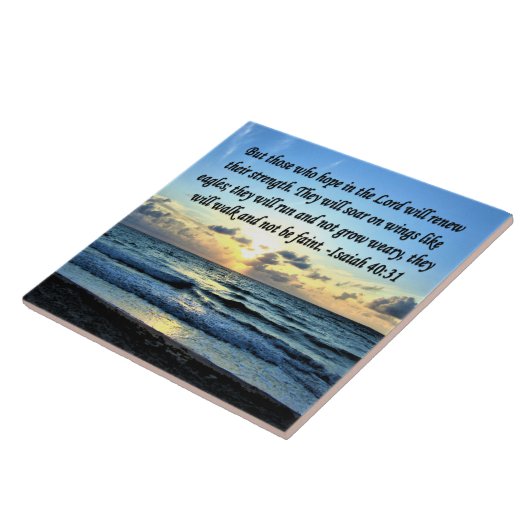 CARREAU ISAIAH 40:31 BIBLE VERS (Côté)