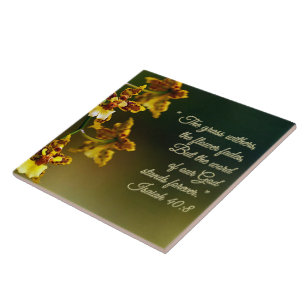 Carreau Isaïe 40:8 Inspirationnel