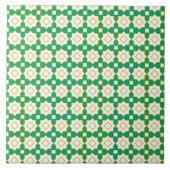 Carreau Islamic geometric pattern tile (Devant)