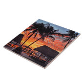 Carreau Islamorada, coucher de soleil de Floride (Côté)