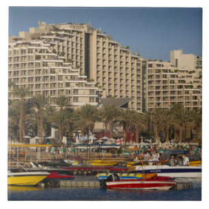 Carreau Israël, le Néguev, Eilat, le bord de mer Rouge