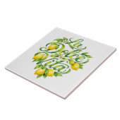 Carreau Italian Ceramic Lemon La Dolce Vita (Côté)