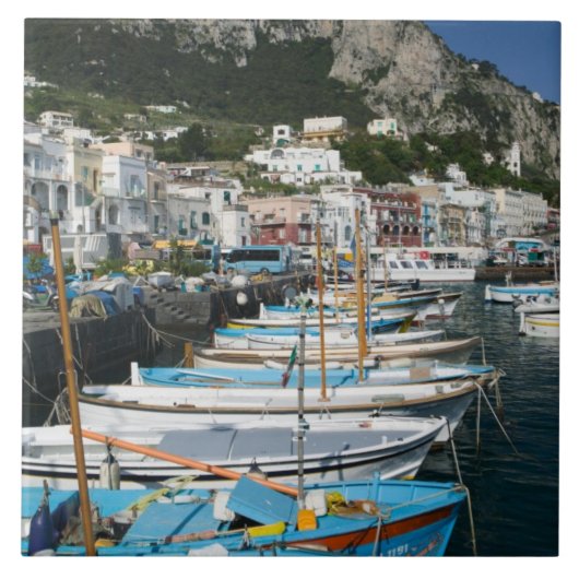 Carreau ITALIE, Campanie (Baie de Naples), CAPRI:Marina (Devant)