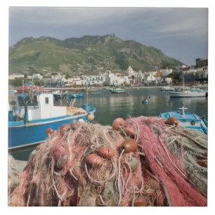 Carreau ITALIE, Campanie, (Baie de Naples), ISCHIE, FORIO: