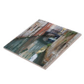 Carreau Italie, Venise, reflets et petit pont de (Côté)
