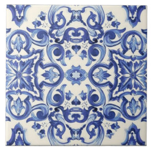 Carreau Italien Bleu Moderne  La Dolce vita