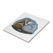 Carreau Italien Greyhound Huddle (Côté)