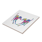 Carreau Italien Greyhounds Jeu - Tropical (Côté)