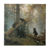 Carreau Ivan Shishkin - Matin dans une forêt de pins (Devant)