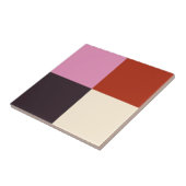 Carreau Ivoire d'aubergine rose rouge (Côté)