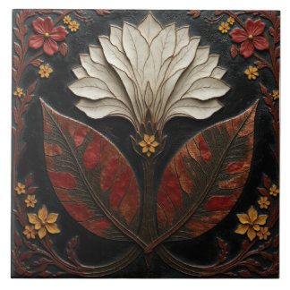 Carreau Ivory Bloom à minuit