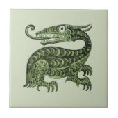 Carreau Jabberwock de William De Morgan (Devant)