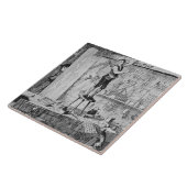 Carreau Jack découpe son nom sur un faisceau dans le (Côté)