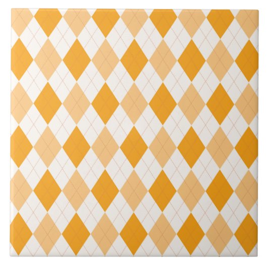 Carreau Jacquard orange (Devant)