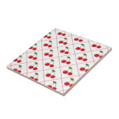 Carreau Jacquard Retro Cherry (Côté)