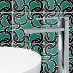 Carreau Jade Green Black Celtic noeud Motif sans couture<br><div class="desc">Élégant noeud celtique sans couture motif pour ajouter une touche spirituelle à votre maison.</div>