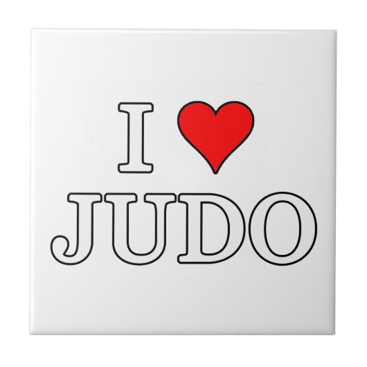 Carreau J'adore Judo (Devant)