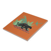 Carreau Jaguar noir (Côté)