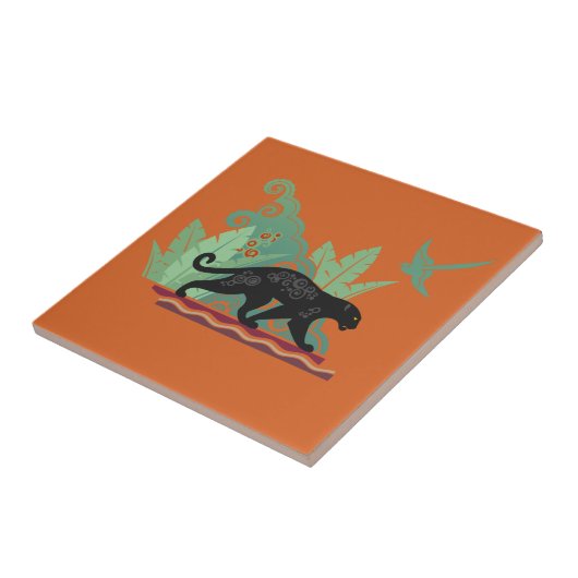 Carreau Jaguar noir (Côté)