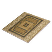 Carreau Jahangir tenant une image de Madonna, inscrib (Côté)