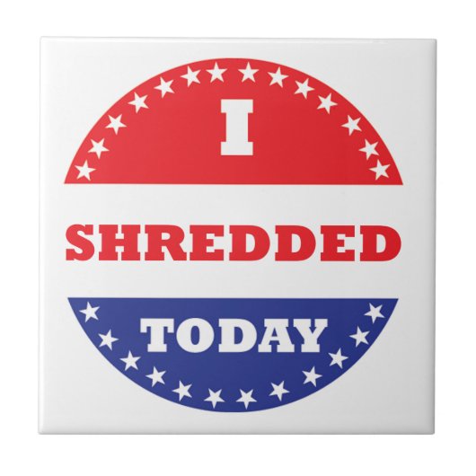 Carreau J'ai déchiré aujourd'hui (Devant)