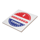 Carreau J'ai déchiré aujourd'hui (Côté)