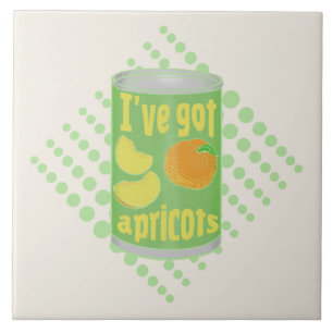 Carreau J'ai des abricots Tin de fruit
