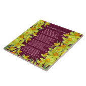 CARREAU J'AI ERRÉ SEUL COMME NUAGE (Côté)