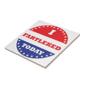 Carreau J'ai Fartleké aujourd'hui (Côté)