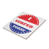 Carreau J'ai surfé aujourd'hui (Côté)