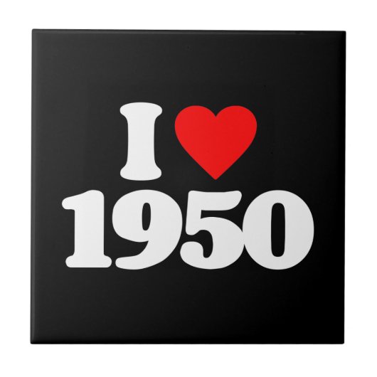 CARREAU J'AIME 1950 (Devant)