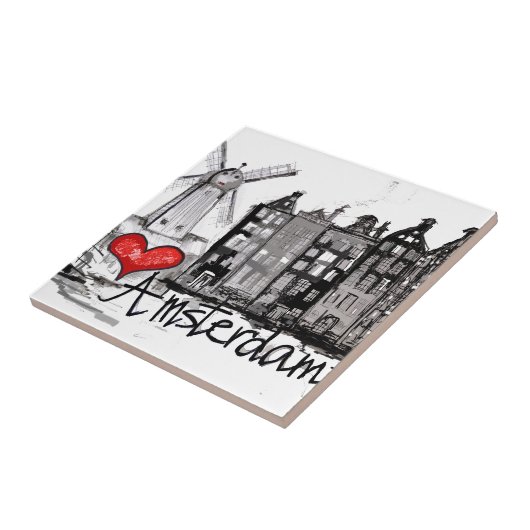 Carreau J'aime Amsterdam (Côté)
