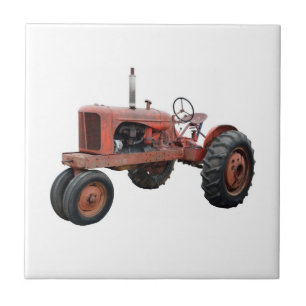 Carreau J'Aime Ces Vieux Tracteurs Rusty