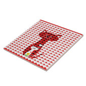 Carreau J'aime des chats (Côté)