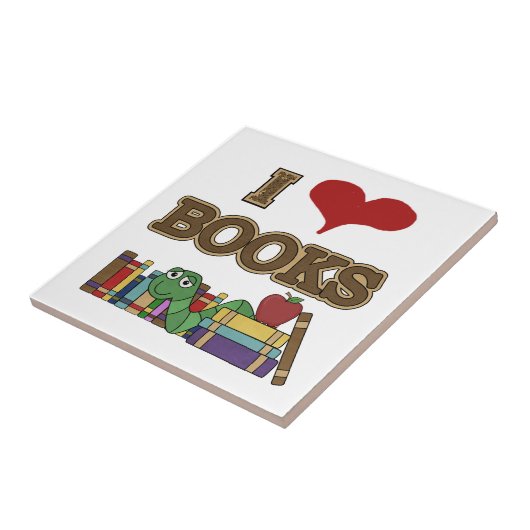 Carreau J'aime des livres (Côté)