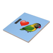 Carreau J'aime des perruches masquées (Côté)