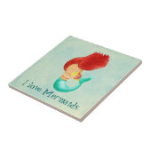 Carreau J'aime des sirènes (Côté)