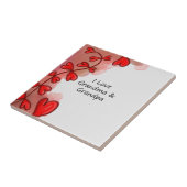 Carreau J'aime grand-mère et grand-père (Côté)