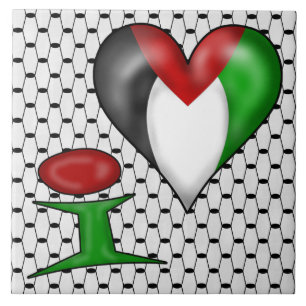Carreau J'aime la Palestine