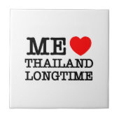 CARREAU J'AIME LA THAÏLANDE LONGTEMPS (Devant)