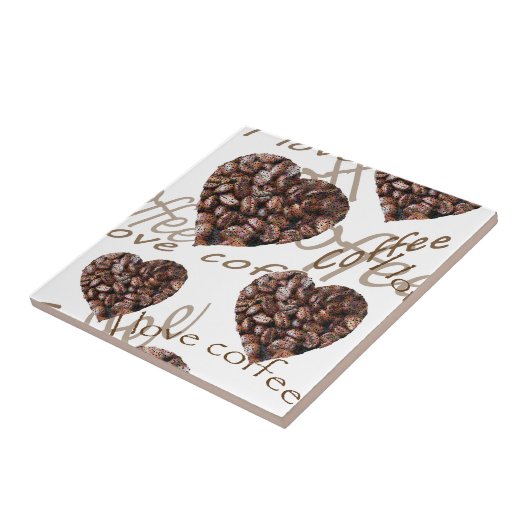 Carreau "J'Aime Le Café !" (Côté)