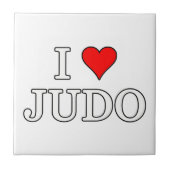 Carreau J'aime le judo (Devant)