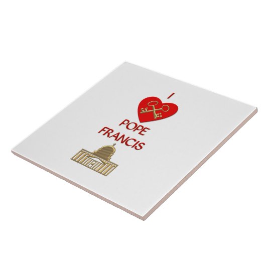 Carreau J'aime le pape François (Côté)