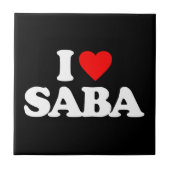 CARREAU J'AIME LE SABA (Devant)