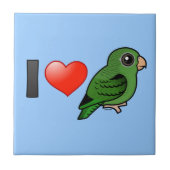 Carreau J'aime Linnies vert (Devant)