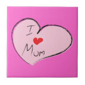 Carreau J'aime maman (Devant)